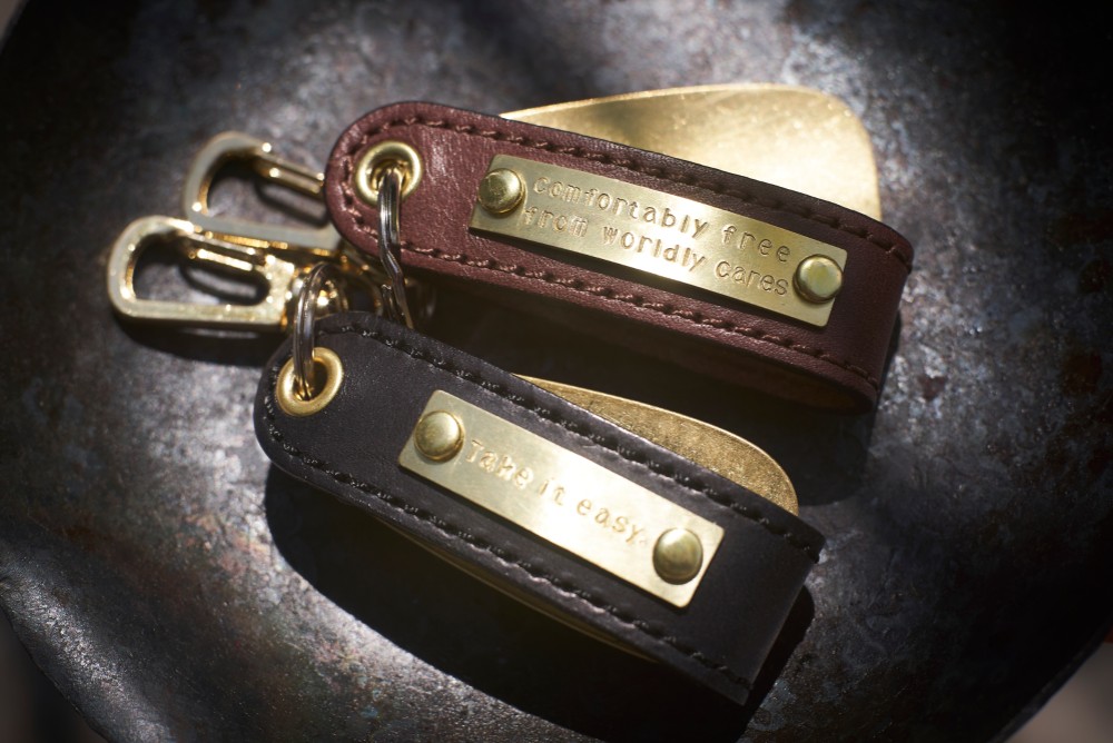 creema限定メンズ刻印真鍮プレート本革シューホーン（靴ベラ）        Ω