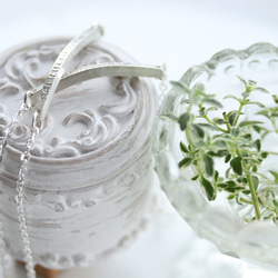 ペアにもなるメンズブレスレットオーダーメイド刻印3.0ｍｍ角 3枚目の画像