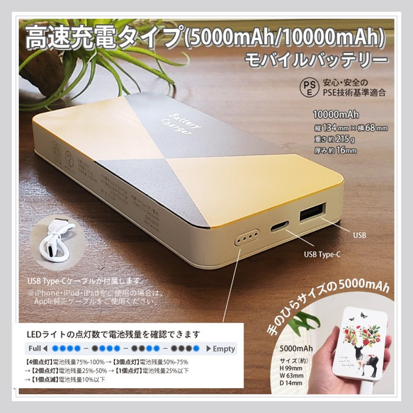 「非常口」モバイルバッテリー #mb-0009【受注生産・通常5～6営業日発送】 2枚目の画像