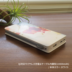 「ヒナゲシ」モバイルバッテリー #mb-0045【受注生産・通常5～6営業日発送】 5枚目の画像