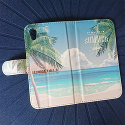 「summer holiday」手帳型スマホケース（iPhone・Android対応）#sc-0055-b【受注生産】 4枚目の画像