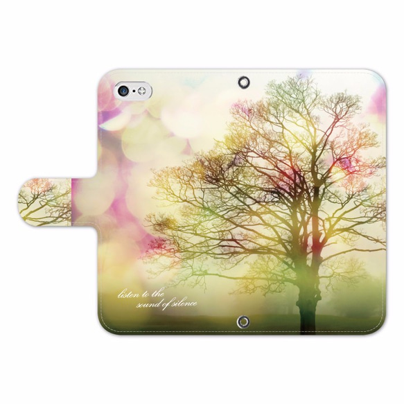 「tree」手帳型スマホケース（iPhone・Android対応）#sc-0031-b【受注生産・通常5～6営業日発送】 4枚目の画像