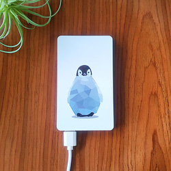 「ペンギン」モバイルバッテリー #mb-0035【受注生産・通常5～6営業日発送】 1枚目の画像