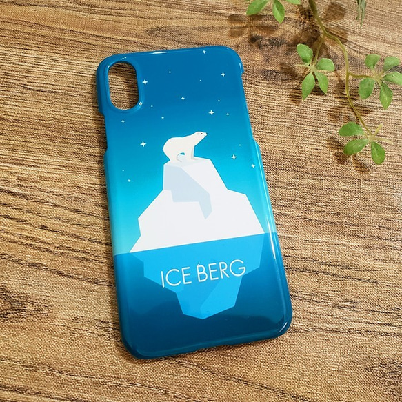 「ICE BERG」ハードケース（iPhone・Android対応）#sc-0070-a【受注生産・5～6営業日発送】 1枚目の画像