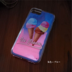 「アイスクリーム」ネオンサンドケース（iPhoneのみ対応）#sc-0078-ns【受注生産・通常5～6営業日発送】 7枚目の画像