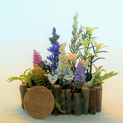 ミニチュアパーツ　～　花いっぱいの花壇（002）　～ 1枚目の画像