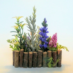 ミニチュアパーツ　～　花いっぱいの花壇（002）　～ 3枚目の画像