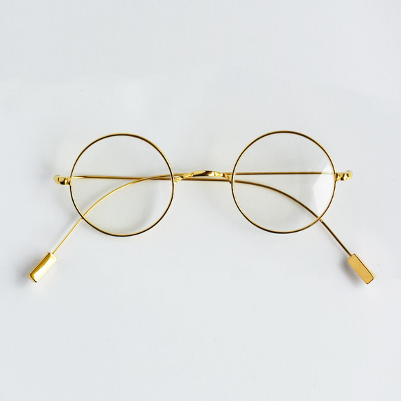 【PRE-ORDER】Japanese made glasses "BOOKART Fringe_gold" 第1張的照片
