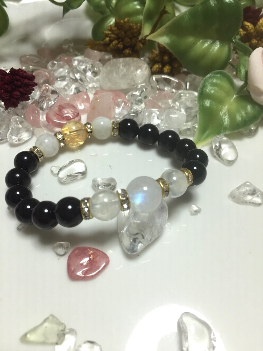 人気のモリオン/レインボー/シトリン ブレ P-211-8