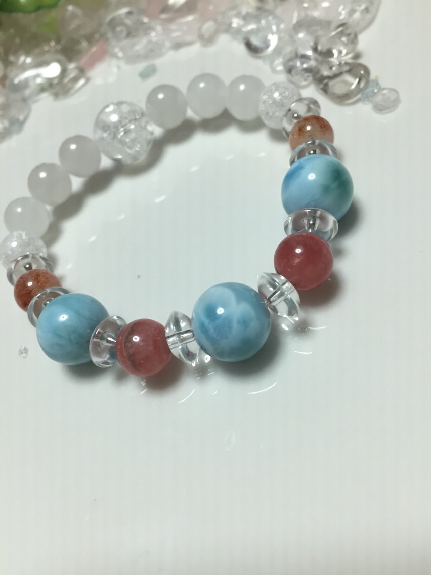 ラリマー  とインカローズの華麗なブレ P-265 15,120円