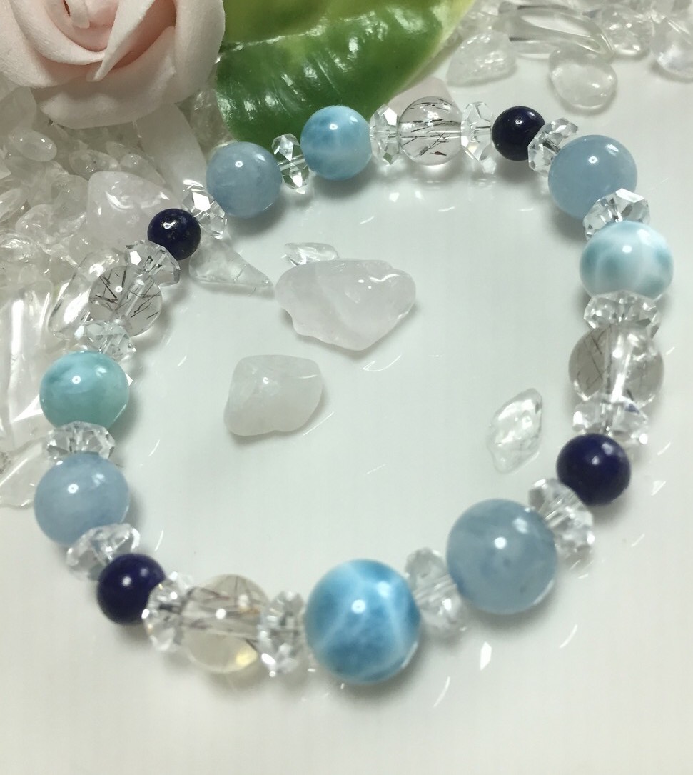 marmalade様♥️ラリマー＆翡翠天然石ブレスレット fit=scale-down,w=1200