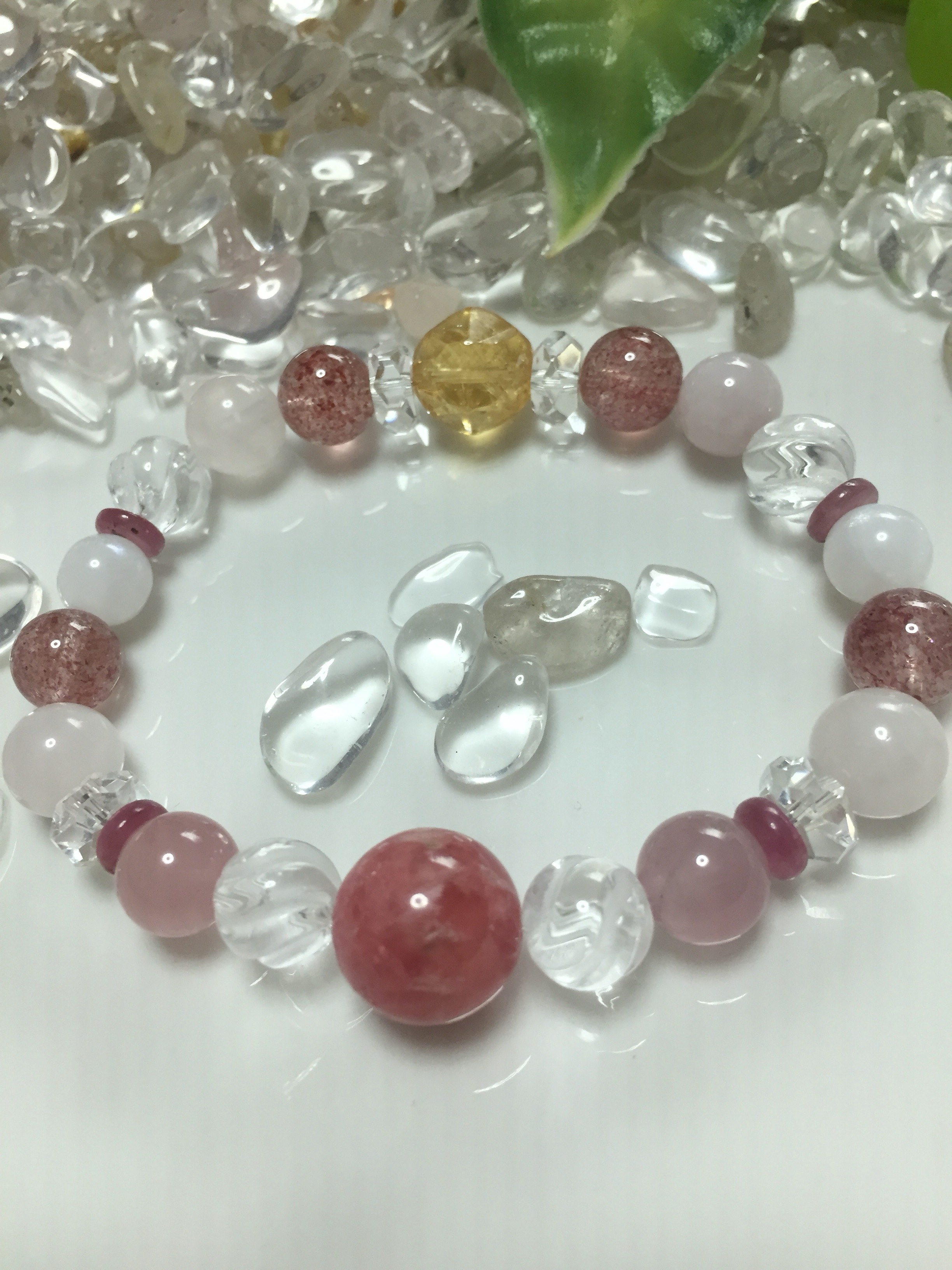 インカローズとゴールデンシトリンの恋愛と幸運のブレス