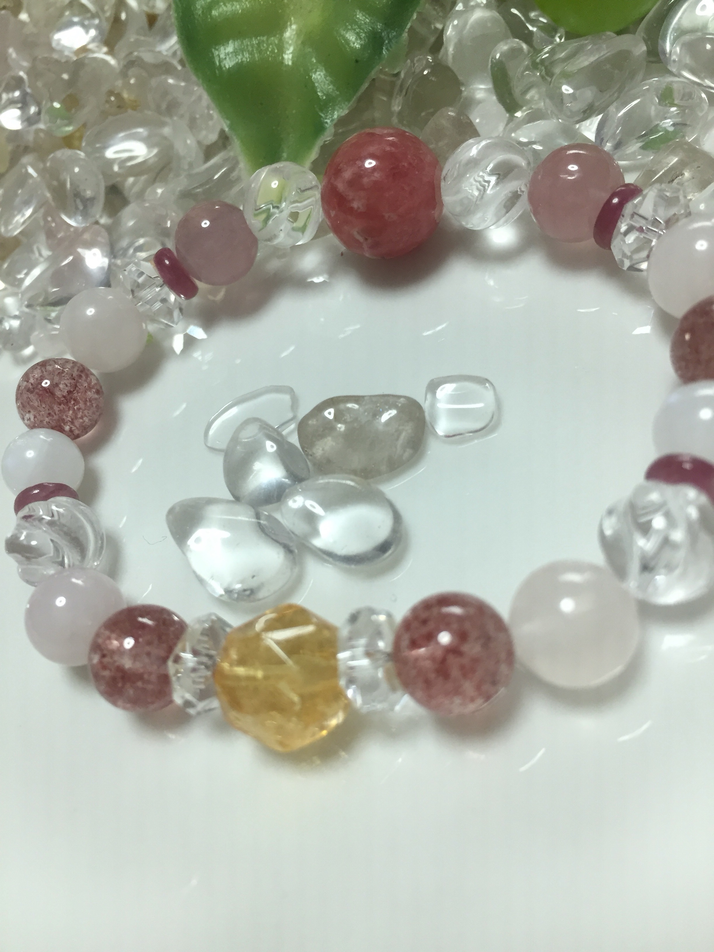 インカローズとゴールデンシトリンの恋愛と幸運のブレス