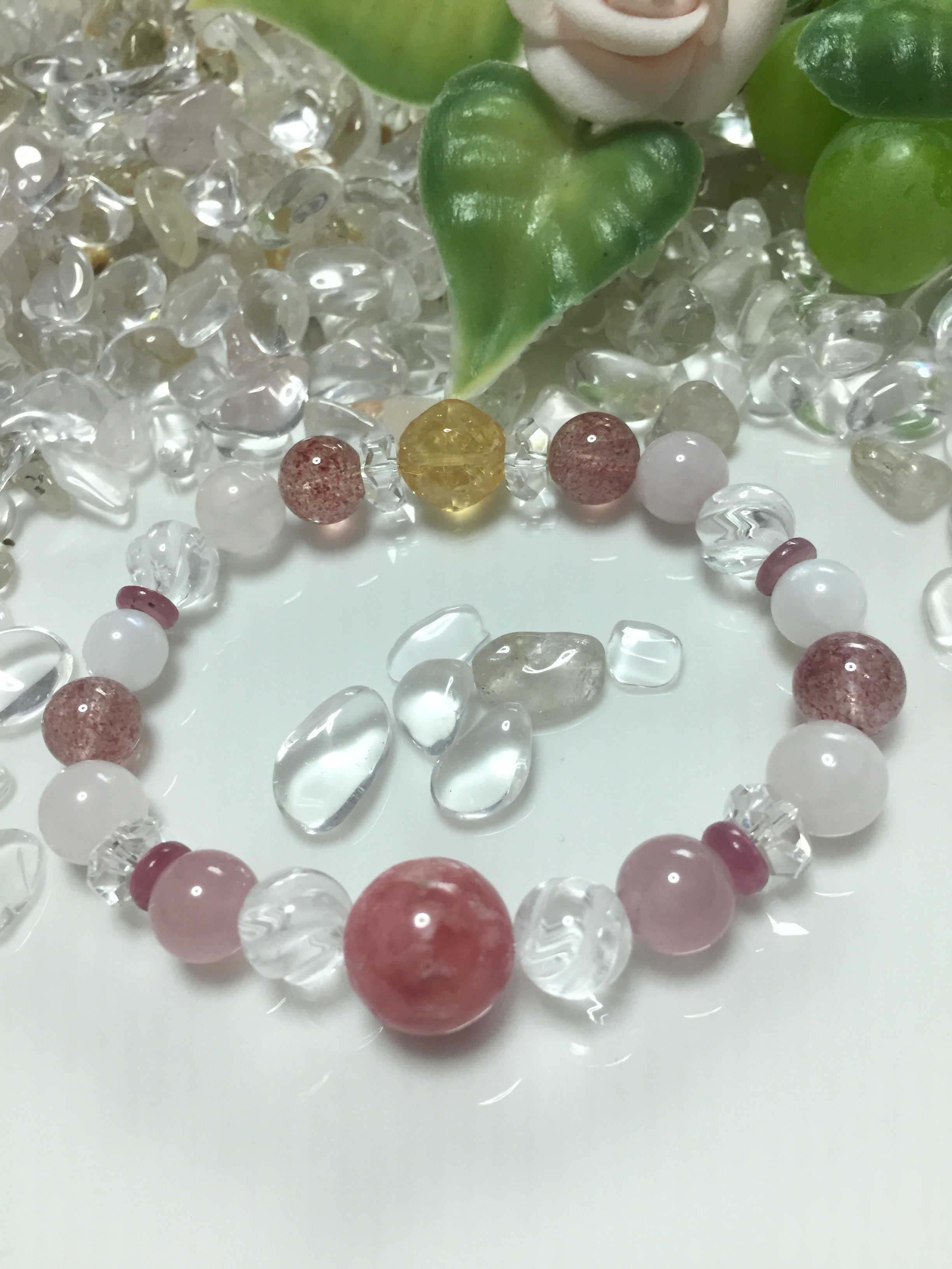 インカローズとゴールデンシトリンの恋愛と幸運のブレス