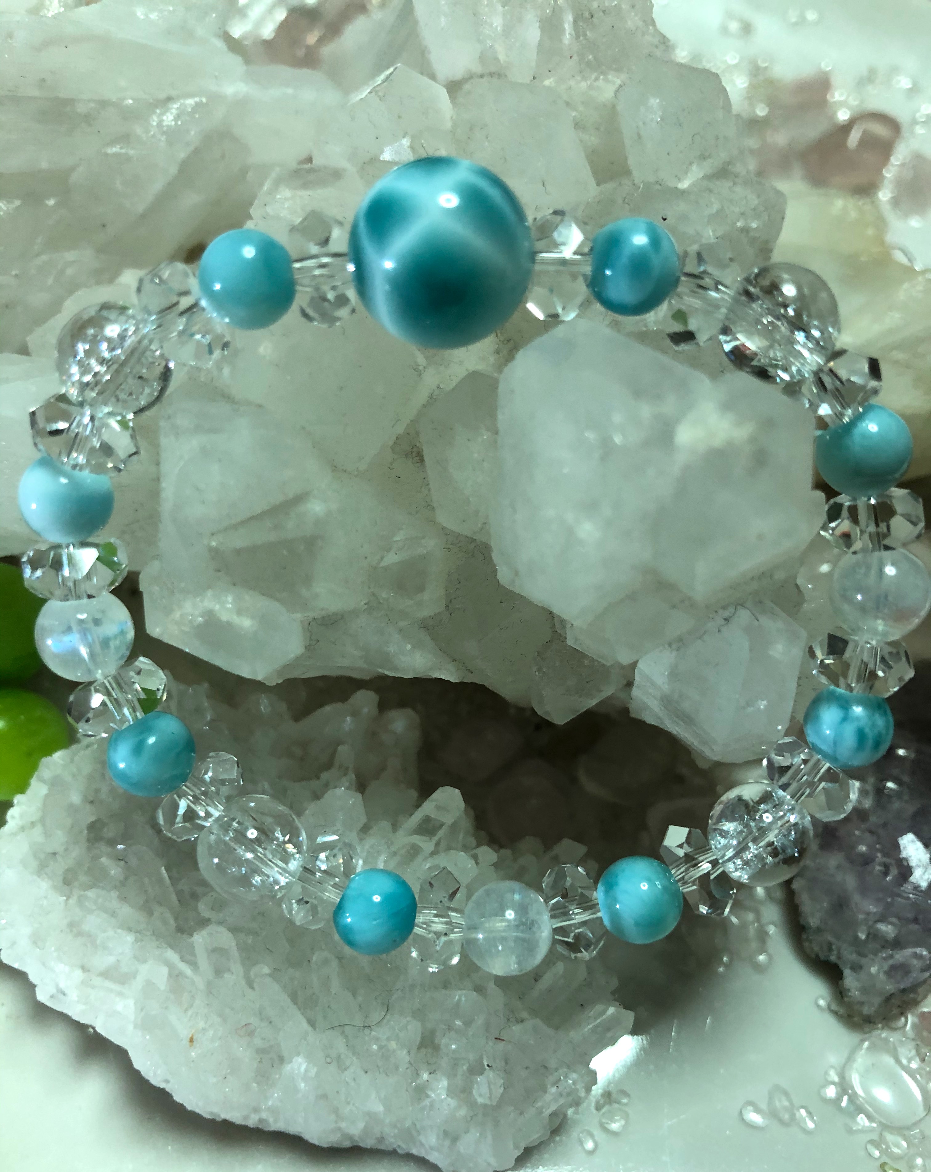 ラリマー   とアイリス&レインボーの夢　叶えるブレス