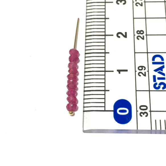 再販＊極小＊宝石質ルビー＊ボタンカット2ミリ 3枚目の画像