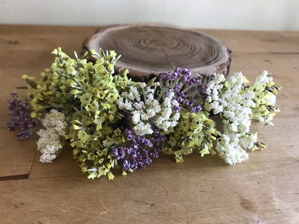 【好評頂いております】野の花ナチュラルクラシカルなヘッドアクセサリー 6枚目の画像