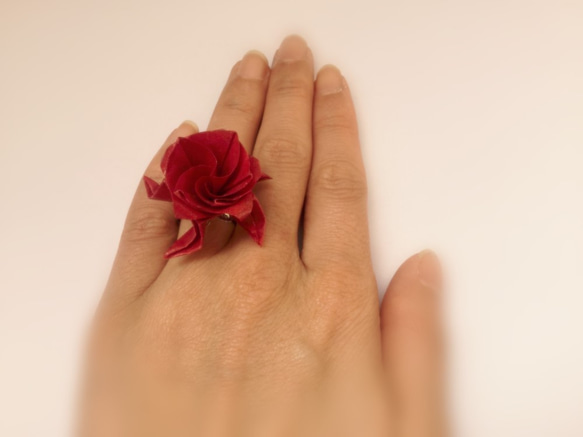 送料無料♡バラの指輪55 3枚目の画像