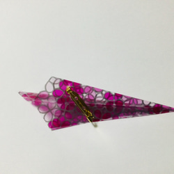 ステンドグラス風折り紙・飛行機 3枚目の画像