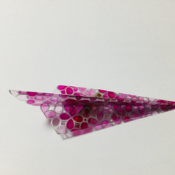 ステンドグラス風折り紙・飛行機 8枚目の画像