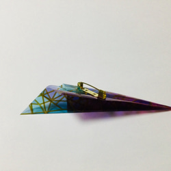 ステンドグラス風折り紙・飛行機 4枚目の画像