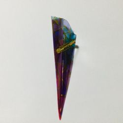 ステンドグラス風折り紙・飛行機 5枚目の画像
