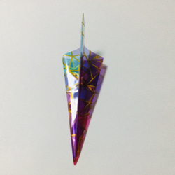 ステンドグラス風折り紙・飛行機 7枚目の画像