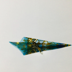 ステンドグラス風折り紙・飛行機 3枚目の画像