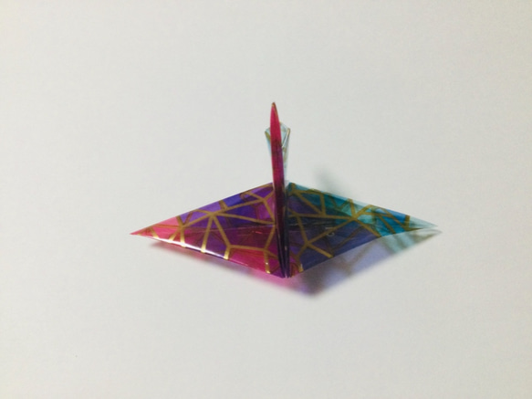 折り鶴・ステンドグラス風 10枚目の画像