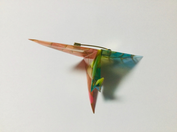 折り鶴・ステンドグラス風 6枚目の画像