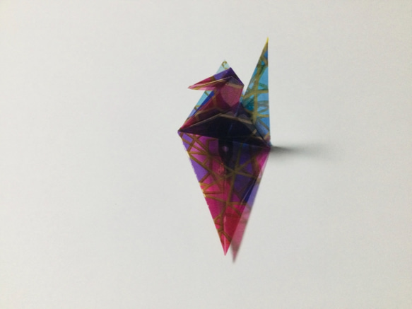 折り鶴・ステンドグラス風 3枚目の画像