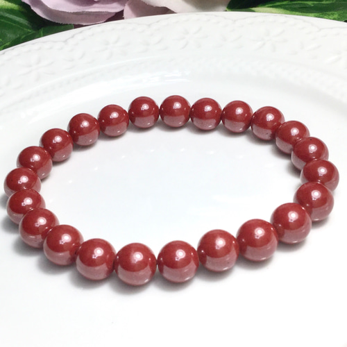 賢者の石」8mm＊ シナバー（辰砂）のブレスレット✨✨ ブレスレット