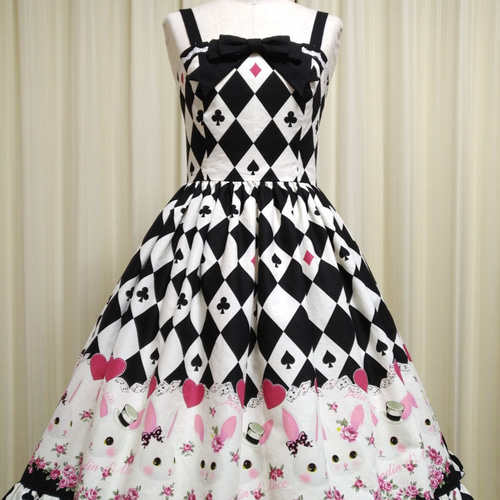 アリス風トランプモチーフJSK ワンピース K211148 通販 8962716