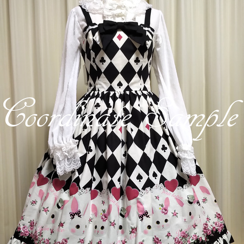 アリス風トランプモチーフJSK ワンピース K211148 通販 8962716
