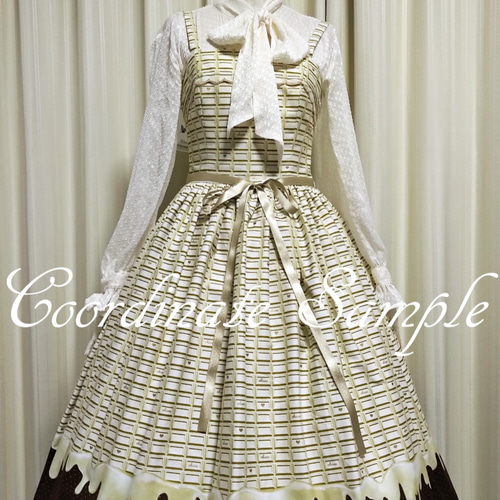 板チョコ柄JSK(ホワイト) ワンピース K211148 通販 8962976