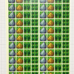 RPGフィールドマップ風カード　制作キット（ポストカード＆シールセット）　byドット絵制作所 7枚目の画像