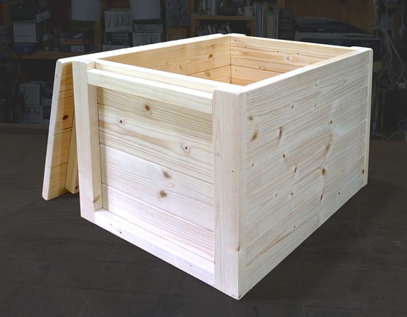 Woodbox450 、ベンチ、収納ボックス、スツール、 5枚目の画像