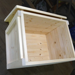 Woodbox450 、ベンチ、収納ボックス、スツール、 7枚目の画像