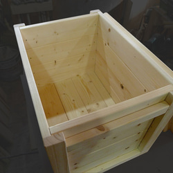 Woodbox450 、ベンチ、収納ボックス、スツール、 8枚目の画像