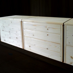 Woodbox450 、ベンチ、収納ボックス、スツール、 9枚目の画像
