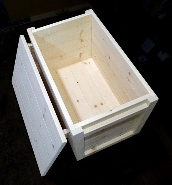 Woodbox600、収納ボックス、収納ベンチ、玄関腰掛け収納、 5枚目の画像