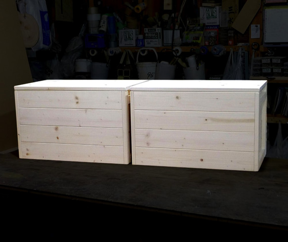 Woodbox600、収納ボックス、収納ベンチ、玄関腰掛け収納、 8枚目の画像