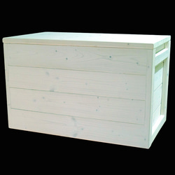 Woodbox 600/ペイルホワイト  収納ボックス、収納ベンチ、 1枚目の画像