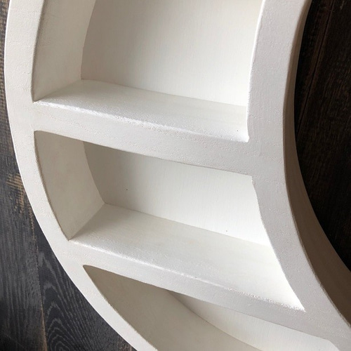 三日月型　飾り棚 pasmii_shelfmoon