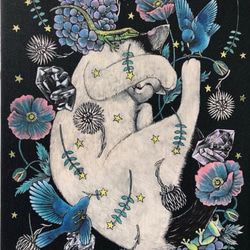 原画 絵画 『希望』【豆絵】油絵 キャンバスサイズF0 気軽に アート