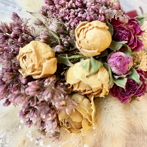 そさら☆　スワッグ8点おまとめ 一点ものスワッグM（ブーケ） ・No.24「siesta」・ 【2025June