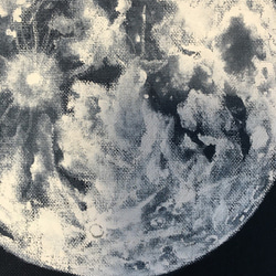 「満月」　The full moon　原画　F2パネル19ｃｘ24ｃ 2枚目の画像