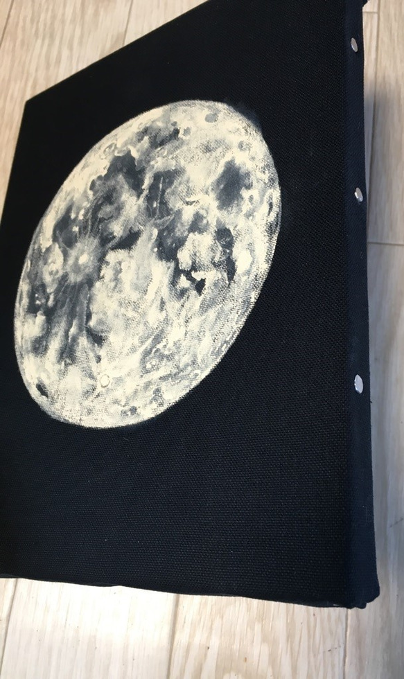 「満月」　The full moon　原画　F2パネル19ｃｘ24ｃ 3枚目の画像