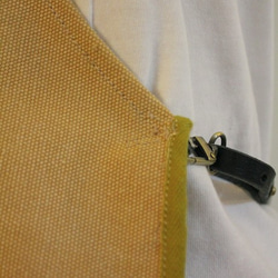 瓢蟲工作圍裙  帆布與皮革的結合 男女通用尺寸 客製化口袋 第6張的照片