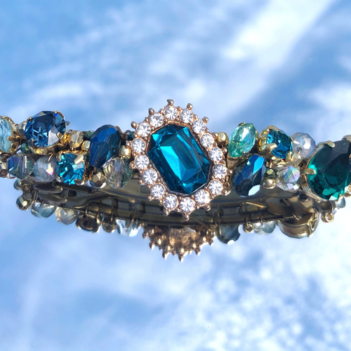 Swarovski スワロフスキークリスタルヘアピンバレッタビジュー新品